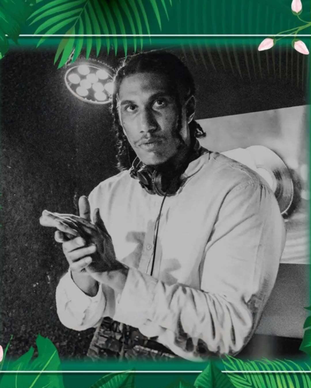 Hype Hyphen, the London DJ playing the Sunset Party at Gradakia Beach Bar, Kefalonia